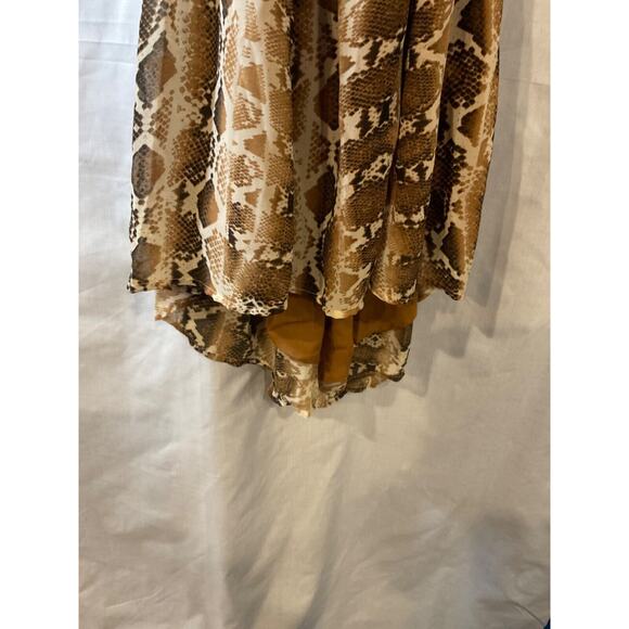 Jessica Simpson Animal Print Sleeveless Dress, Small, 100% Polyester, Lined - Picture 3 of 11